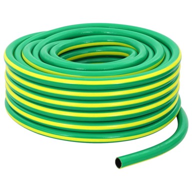 Vrtno crijevo 1/2", 30 m, PVC, zelena i žuta